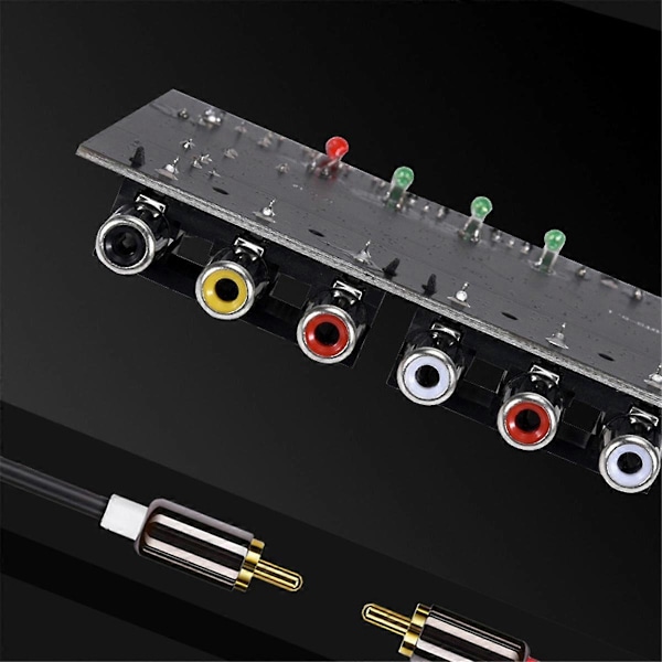 Decoder 5.1 Kanal DTS til AC-3 Kildekode PCM Digital Fiber Koaksial til Analog Lydmodul