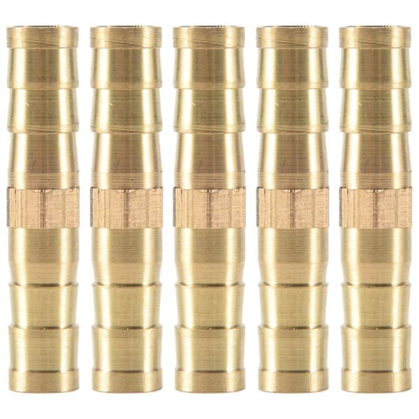 6mm Indre Diameter Luft Gas Lige Slange Rør Barb Kobling Connector 5stk