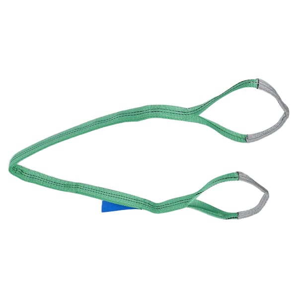 2T Flat Lifting Sling High Strength Polyester Crane Lifting Strap Rigging Accessory 4 Meter