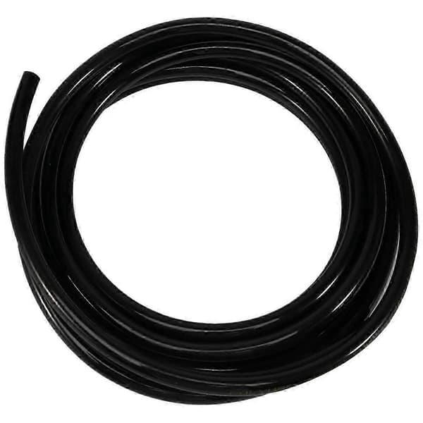 4 x 6mm pneumatisk luftslange, svart, utvendig diameter