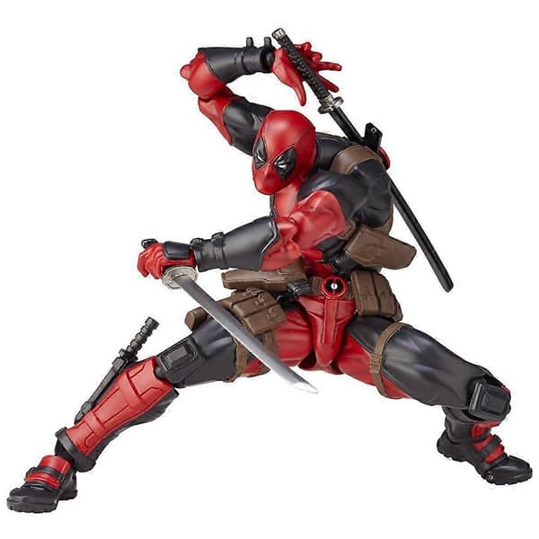 Deadpool Actionfigur Modelldukke Skrivebordsdekorasjon Barn Leke