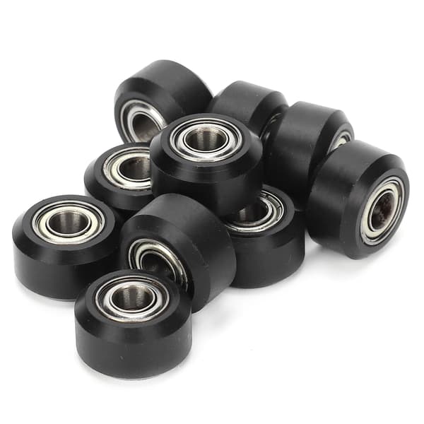 10 stk. løbehjul 5 mm lille hjuludskiftning med MR105-lejer 3D-printertilbehør