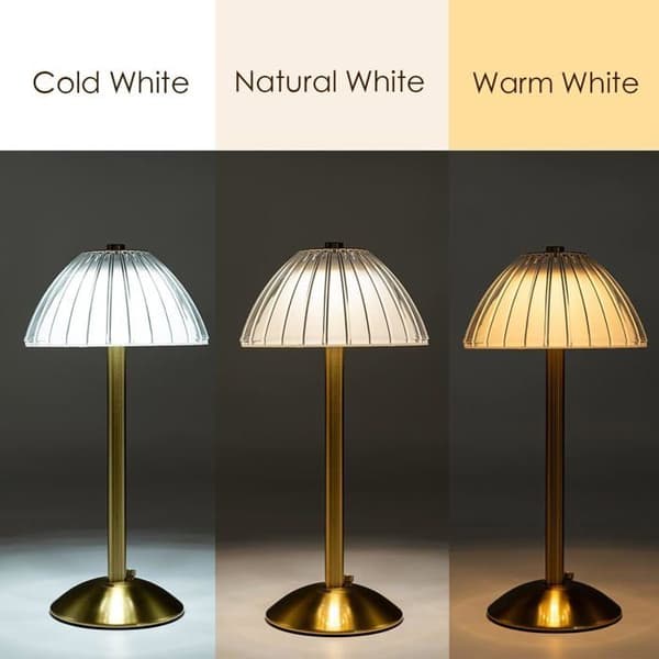 Trådlös LED-bordslampa, dimbar LED-bordslampa, sänglampa för vardagsrum, sovrum