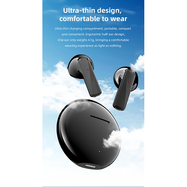 Air5 Cross Border brusreducerande Bluetooth-hörlurar Enc True Wireless Tws In Ear Sports-hörlurar Bluetooth 5.3