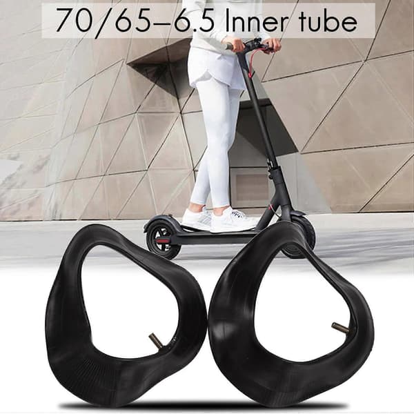 70/65-6.5 Innerslang/Däck för Mini Pro Elektriskt Däck, 2st Innerslang Rak Ventil