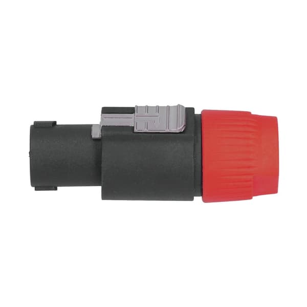 4-pack Twist Lock högtalarkabelkontakt, CNL4FC (röd)