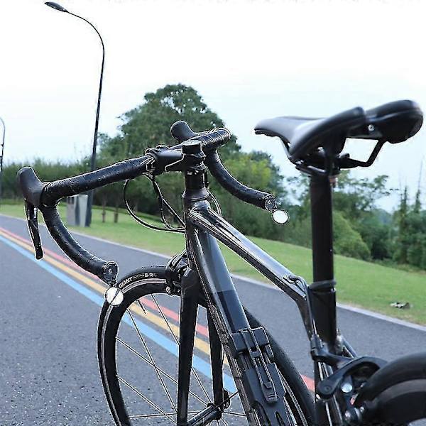 2 st Cykelbackspegel Mini Vikbar Styrmonterad Säker Backspegel För Cykel