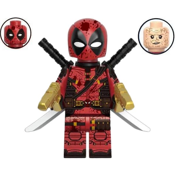 Wolverine Gambit X-23 Kimiko Minifiguurisetti Aseilla ja Tarvikkeilla