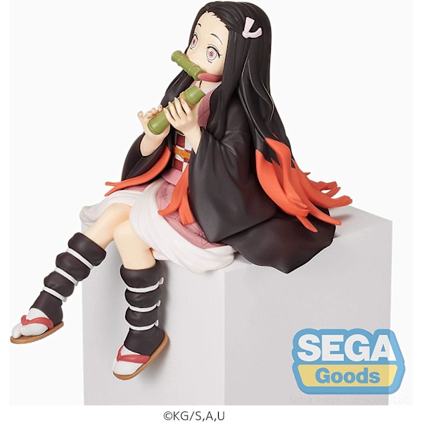 Ln-demon Slayer: Kimetsu No Yaiba Nezuko Kamado Figur med Sittende Pose