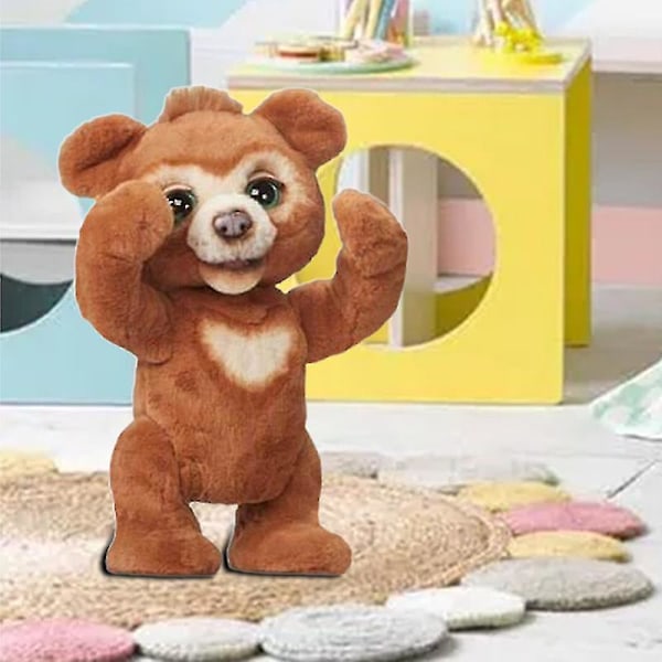 Cubby Interaktivt Plysj Leke Myk Plysj Teddybjørn Stoppet Dukke Bursdagsgave til Barn