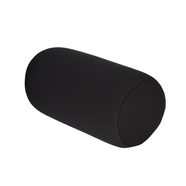 Micro Mini Microbead Pillow Roll Pillow Travel Home Seat Sleeping Neck Rest Black