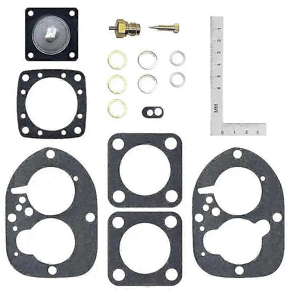 Kompatibelt Volvo Penta Solex 44PA1 856471 856472 påhængsmotor karburator reparationssæt