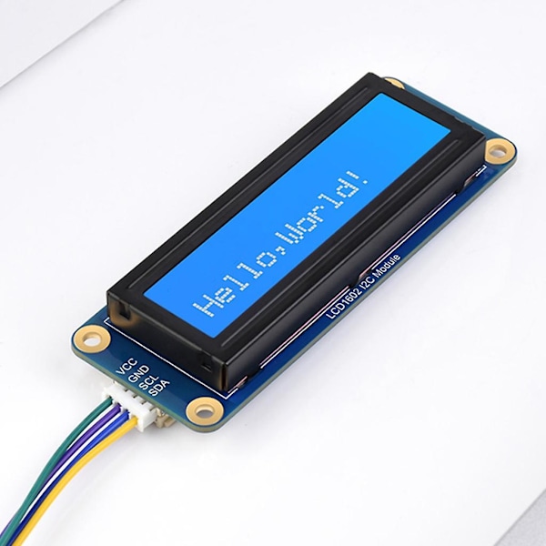 Lcd1602 I2c Modul I2c Kontrolgrænseflader Ombord Aip31068 Lcd Driver Chip