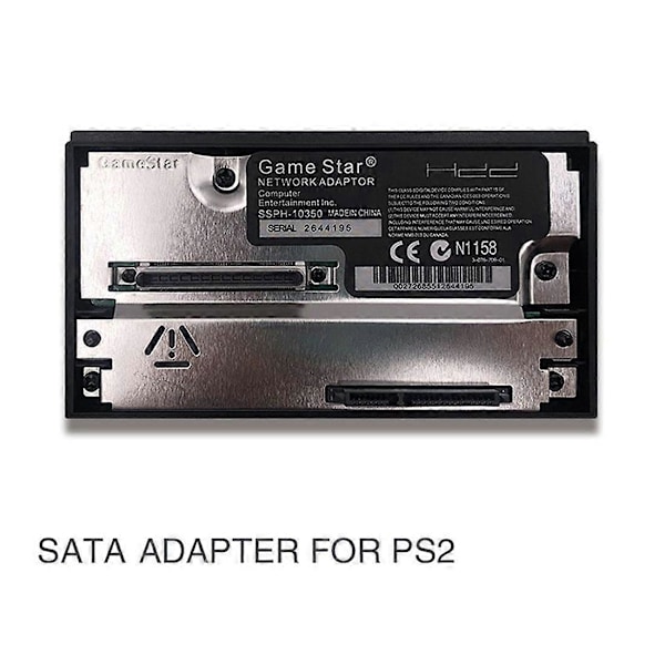 GameStar SATA-kontakt harddisknettverksadapter for PS2 SCPH-3000X og SCPH-5000X-serien Ga