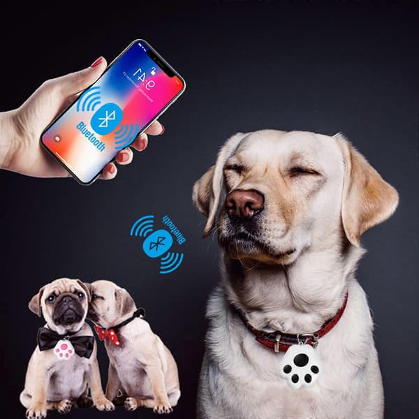 Mini GPS Tracker til Katte Hunde med Bluetooth Trådløs Anti-Tabt Lokalisator Enhed