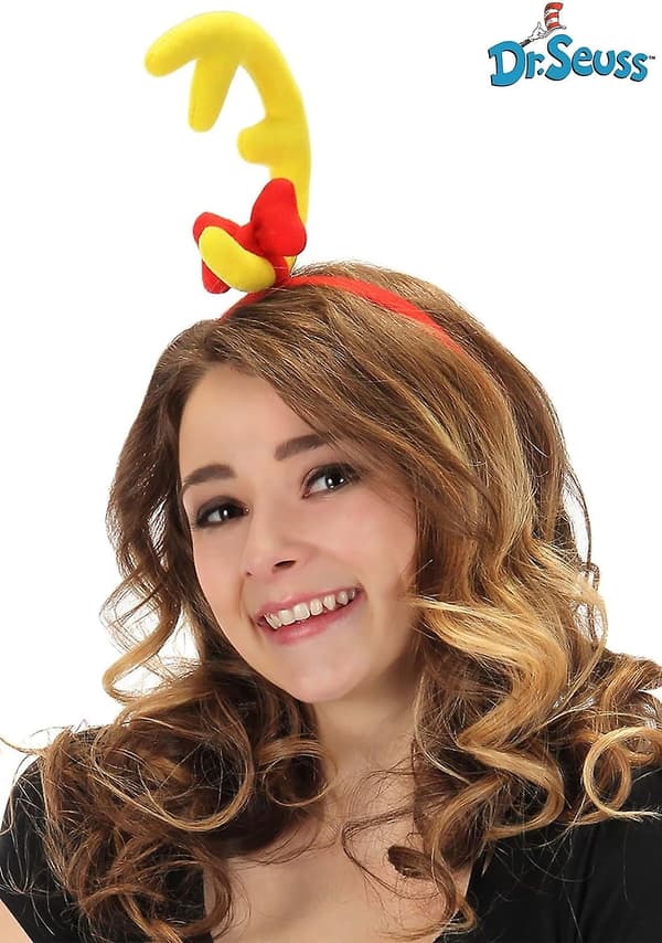Dr. Seuss Grinch Max Kostymehodeband for Voksne og Barn Julepynt