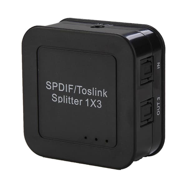 13 Optisk Splitter Stöder LPCM2.0/DTS/DOLBY-AC3 Ljudformat Utgångsavstånd upp till 40m