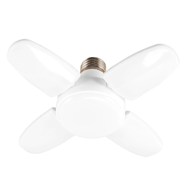 1 stk. E27 LED-lampe LED-pære 28W LED-lys pære AC 85-265V Foldbar Fan Blade Lys belysning til stue Garage lys
