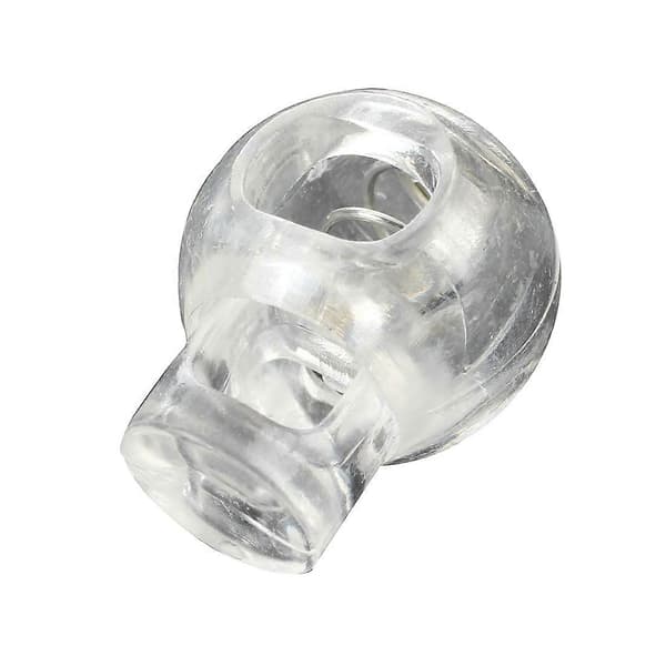 Plast Toggle Fjäderstopp Enkelhål Snöre Sladdlås 10 st