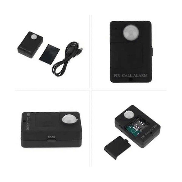 Mini Gsm Pir Alarm Bevægelsessensor Alarm Infrarød Trådløs Gsm Alarm Tyverisikring Bevægelsesdetektor