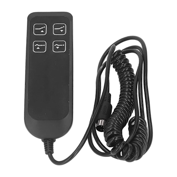 Elektrisk Recliner-brytare, Elektrisk Soffa-kontroll Svart 4-knapps 5-stifts, Recliner-handkontroll Sängfjärrkontroll Universal Ersättning