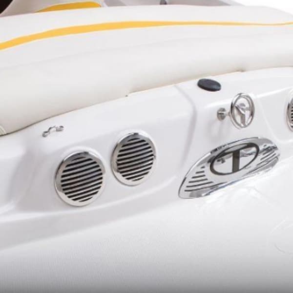 Rv Marine Båt 4\" 100mm Bøyde Kledde Luftstrømventil 81933ss-hp