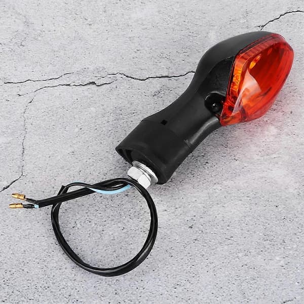 1 Par Blinklyslampe Passer til Honda CRF250L Motorcykel Modificeret Sort Gul