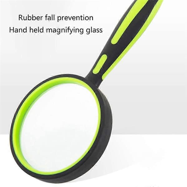 Bärbart gult förstoringsglas 110 mm diameter lins är lämplig för att läsa böcker och tidningar för äldre