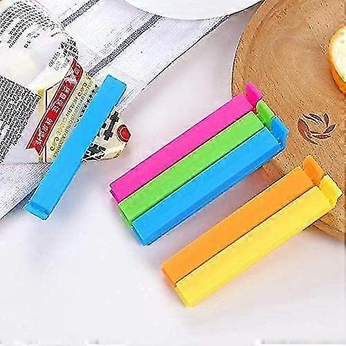 20 stk / pakke Matklips Stativ Klips Kjøkken Forseglingsklips Plast Klips Forseglingsklips Matlagring Hjem Klips Pose, T
