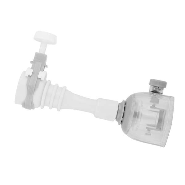 Flexible Water-Saving Extension Faucet Splash-Proof Kitchen Valve Spray Grey 13cm