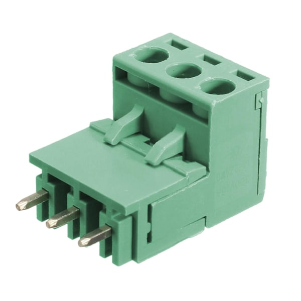 10 st 5,08 mm delning skruv PCB Terminal Block Connector rät vinkel