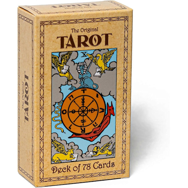 Det originale Tarotkortdæk med guidebog til begyndere, forbedret alternativ til Rider Waite Tarotdæk