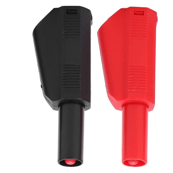 Højkvalitets U29 4mm isoleret bananstik stabelbar bananstik rød sort