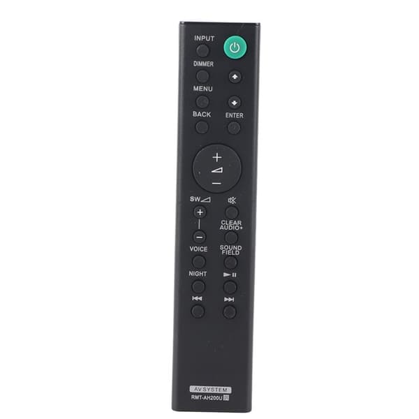 Replacement Remote Control for Sony Sound Bar HT-CT390 HT-RT3 SA-CT390 SA-WCT390
