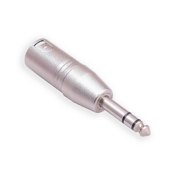 6-pakning 1/4 til XLR 6,35 mm Hunn til XLR Hann og 6,35 mm Hann til XLR Hunn Adapter Sink Legering Stereo Mikser Mikrofon Lyd Adapter Kobling