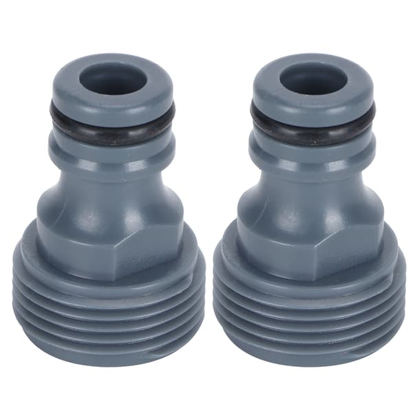 2pcs Quick Connect Nipple G3/4 Male Thread Hose Pipe Adapter Garden Irrigation