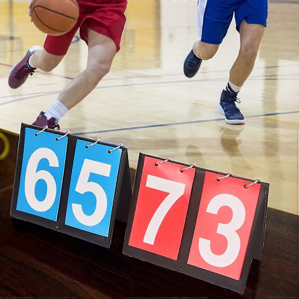 2 stk. Scoreboard Sports Scoreboard Digital Scoreboard Sports Fodbold Score Display Bordtennis Score Counter Volleyball Scoreboard Basketball Badminton