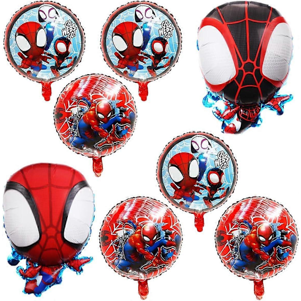 Spidey og hans fantastiske venner Folieballoner, Spidey Fødselsdagsfest Ballon Dekorationer