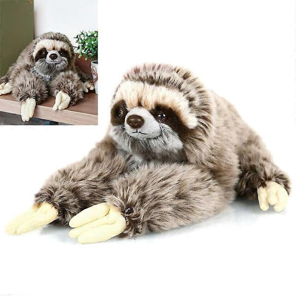 Söt Sloth Bradypod Plyschdocka Fylld Leksak Kudde Present Mjuk för Barn