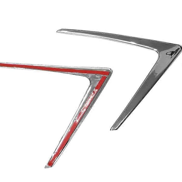 Krom Lys Frontlampe Triangelformet Trimdeksel Støping Styling Bezel Lokk Pynt for Vezel 2014