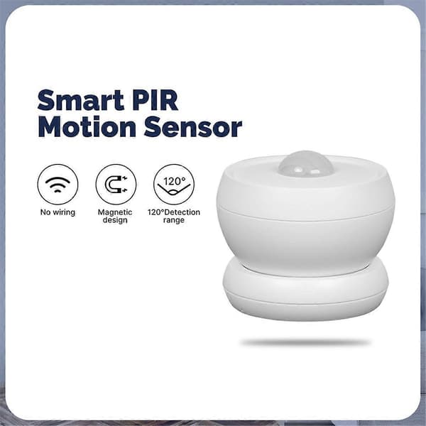 Tuya Zigbee Smart PIR Sensor Människokropps Infraröd Rörelsedetektor med Magnetisk Bas Hem Säkerhet Au