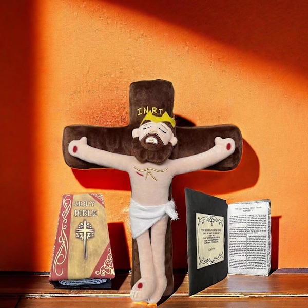 Jesus Plyschdocka Jesus Fylld Docka Katolska Påskgåvor För Barn Religiös Leksak, 100% Helt Ny