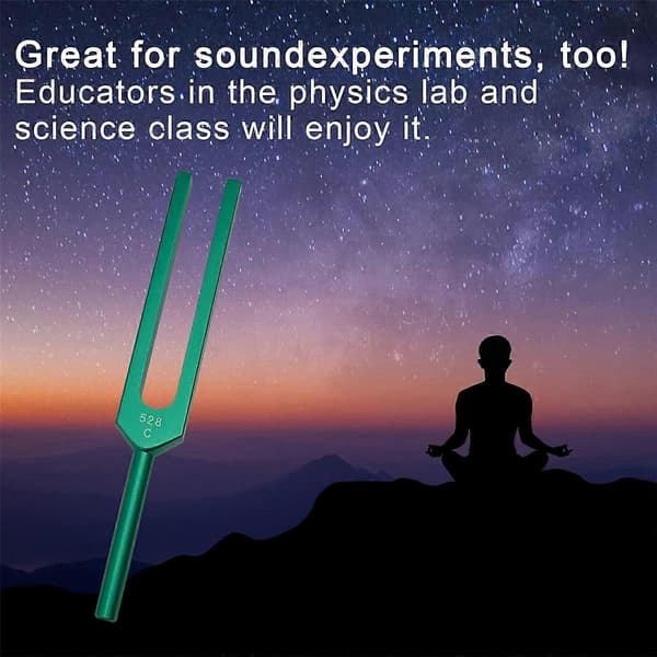 Stemmegaffel, 528 Hz Stemmegafler til Healing Chakra, Lydterapi, Hold Krop, Sind og Ånd i Perfekt Stand