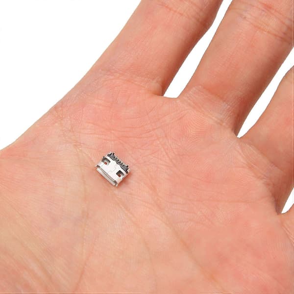 10 st Typ B Micro USB Hona 5-Pin Jack Port Socket Kontakt Reparationsdelar