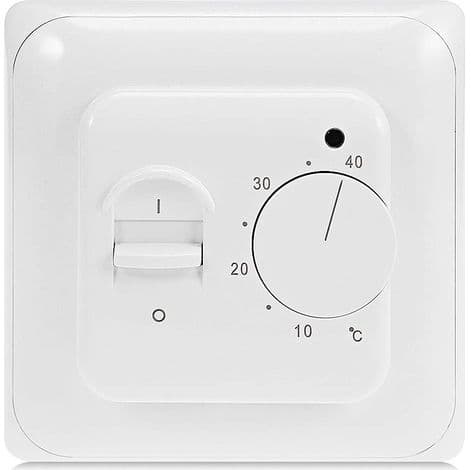 Elektrisk golvvärme med 220V 16A AC-sensor, mekanisk golvvärmetermostatregulator, manuell rumstermostat