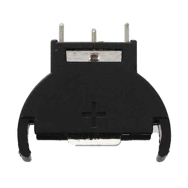 5 stk Sorte Plastik CR2032 Knapcelsbatteri Sokkelholdere