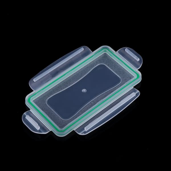 Vattentät 18650 batteriförvaringslåda - set med 2 hårda, slitstarka plastfodral