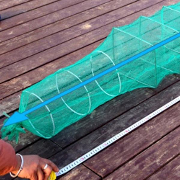 3 Meter Foldbar Fiskebur Fiskefælde Robust Damfiskenet Holdbar Krabbe Hummer Blæksprutte Fisk