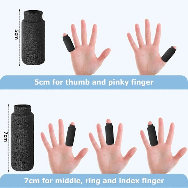Finger Isærmer 2 Ispakker til Fingre, Tommelfingre & Tæer Varm Kold Terapi til
