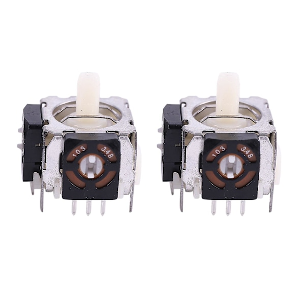 2 st 3D Analog Vibration Joystick Tumstock Controller Modul Tum Stick Rocker För Ps2 Spel Re